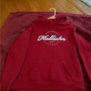 Hollister Vibrant Red Sweatshirt